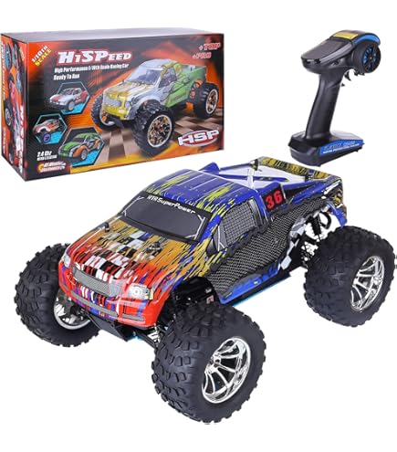 Amazon.com: BINGXMF 1/10 Nitro RC Truck 80KM/H Fast Nitro Gas